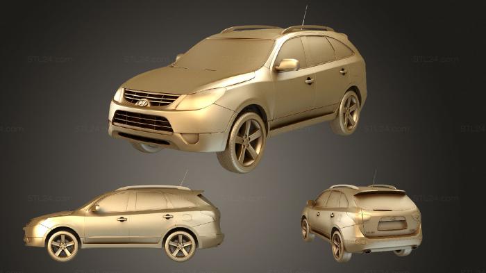 Автомобили и транспорт (Hyundai ix55 Веракрус 2011, CARS_1941) 3D модель для ЧПУ станка