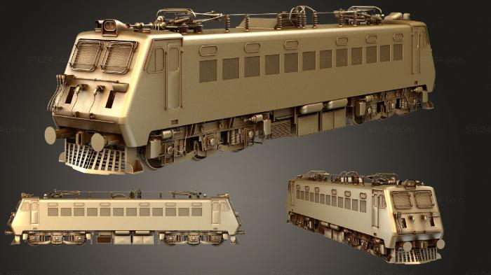 Автомобили и транспорт (Электровоз индийской железной дороги WAP 4, CARS_1974) 3D модель для ЧПУ станка