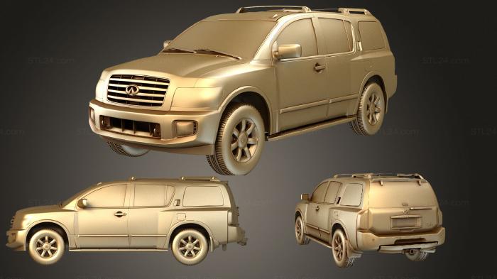 Автомобили и транспорт (Infiniti QX (Mk2) (JA60) 2004, CARS_1983) 3D модель для ЧПУ станка