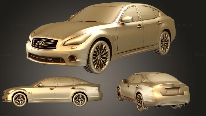 Автомобили и транспорт (Infiniti M35hL Y51 2013, CARS_1989) 3D модель для ЧПУ станка