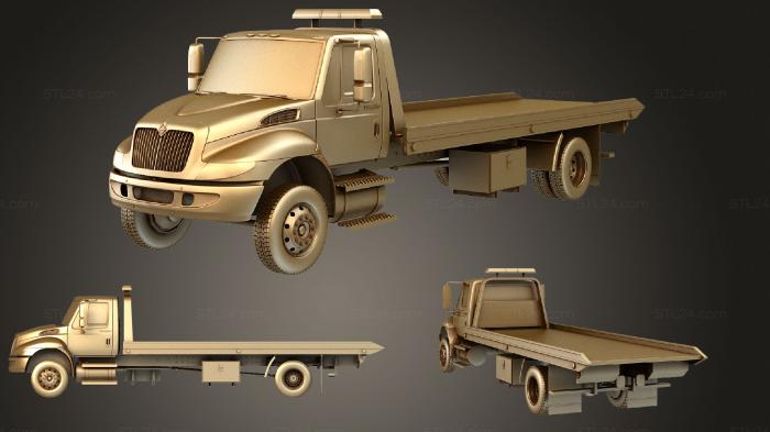 Vehicles (International DuraStar Tow Truck 2axle 2002, CARS_2000) 3D models for cnc