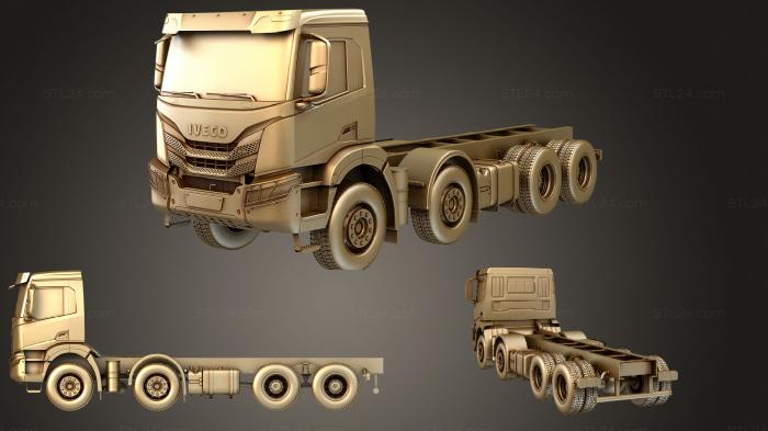 Автомобили и транспорт (Грузовик на шасси Iveco X Way 2020, CARS_2015) 3D модель для ЧПУ станка