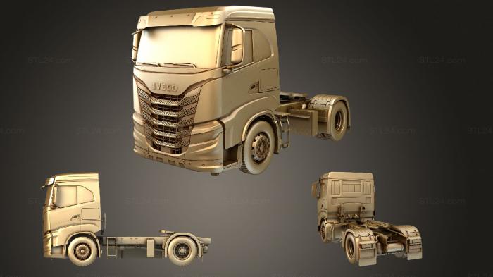 Vehicles (Iveco X Way Tractor Truck 2020, CARS_2016) 3D models for cnc