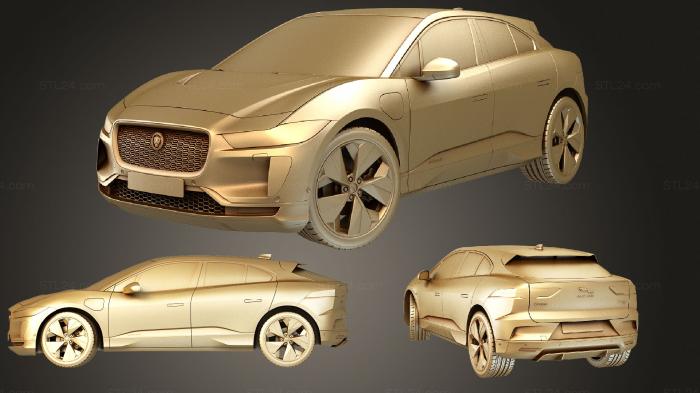 Автомобили и транспорт (Jaguar I Pace 2019, CARS_2051) 3D модель для ЧПУ станка