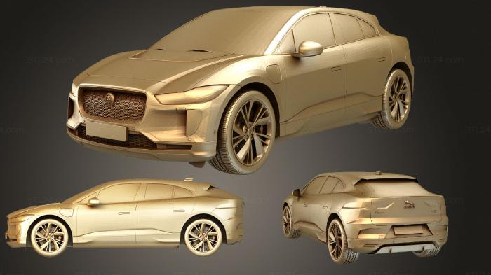 Автомобили и транспорт (Jaguar I Pace EV400 ADW S 2019, CARS_2053) 3D модель для ЧПУ станка