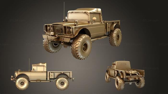 Vehicles (Jeep Kaiser M715 Olive Drab Ogre 1967, CARS_2069) 3D models for cnc
