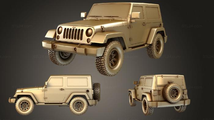 Vehicles (jeep rubicon 2016 corona, CARS_2070) 3D models for cnc