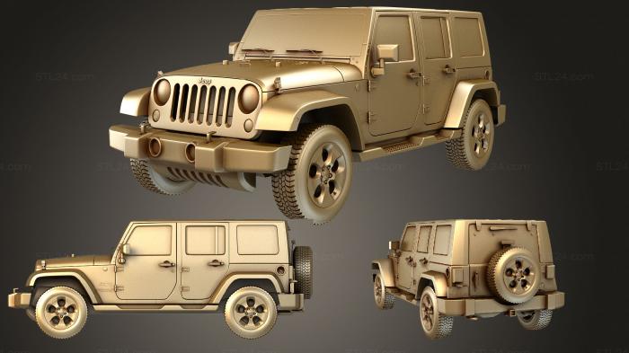 Vehicles (Jeep Wrangler Unlimited Sahara 2013 set, CARS_2080) 3D models for cnc