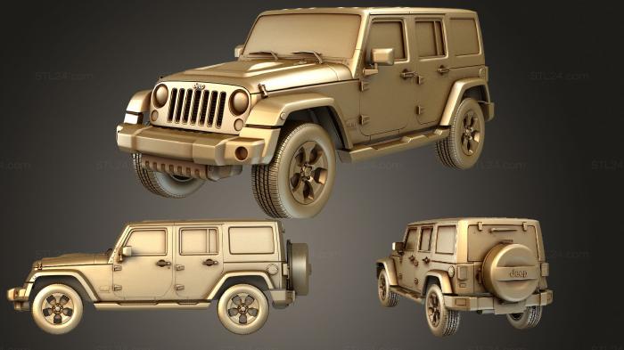 Автомобили и транспорт (Jeep Wrangler Polar 2014, CARS_2089) 3D модель для ЧПУ станка