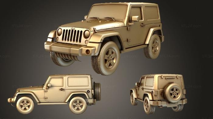 Vehicles (jeep wrangler rubicon 2012, CARS_2093) 3D models for cnc