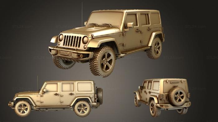 Автомобили и транспорт (Jeep Wrangler Unlimited, CARS_2099) 3D модель для ЧПУ станка
