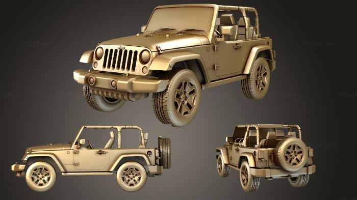 Vehicles (Jeep Wrangler Willys Wheeler Edition 2014, CARS_2103) 3D models for cnc