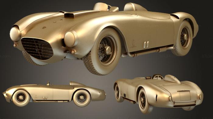 Автомобили и транспорт (Lancia D24 Pininfarina Spider Sport 1953, CARS_2201) 3D модель для ЧПУ станка