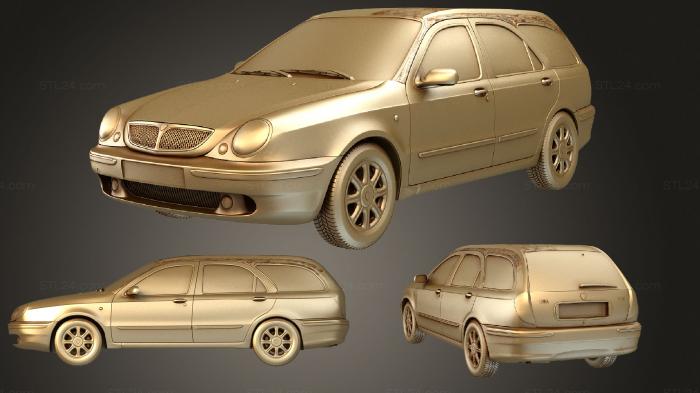 Автомобили и транспорт (Lancia Lybra Универсал 1999, CARS_2209) 3D модель для ЧПУ станка