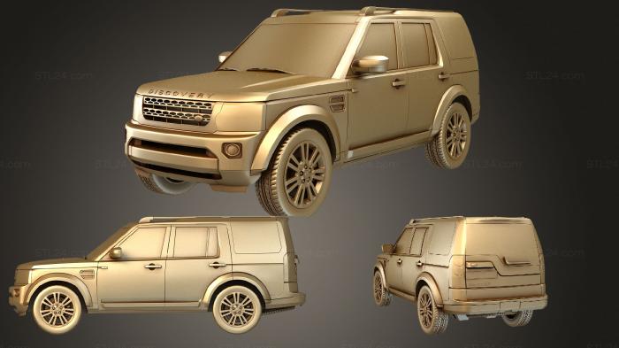 Автомобили и транспорт (Land Rover Discovery (Mk4f) 2014, CARS_2227) 3D модель для ЧПУ станка