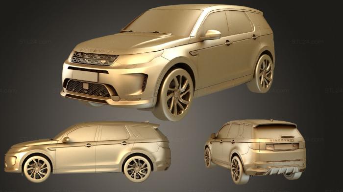 Автомобили и транспорт (Land Rover Discovery Sport 2020, CARS_2233) 3D модель для ЧПУ станка