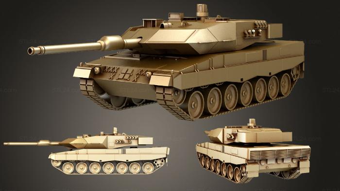 Vehicles (Leopard 2 My First Tank, CARS_2244) 3D models for cnc