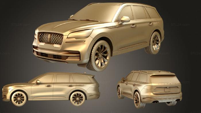 Автомобили и транспорт (Линкольн Авиатор 2020, CARS_2284) 3D модель для ЧПУ станка