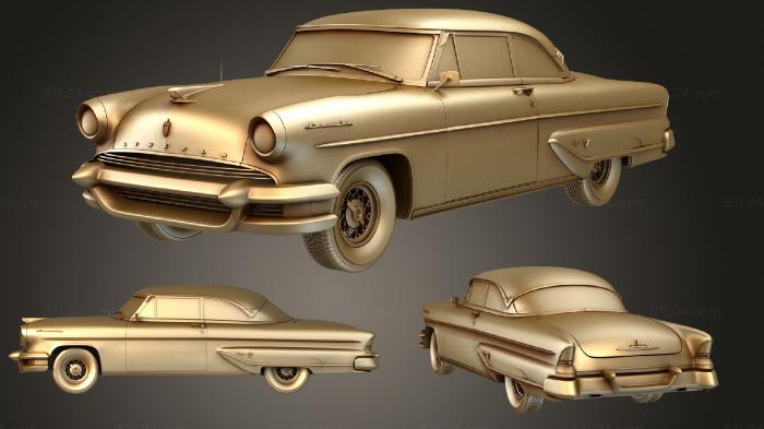 Автомобили и транспорт (Купе с жесткой крышей Lincoln Capri (60A) 1955, CARS_2286) 3D модель для ЧПУ станка