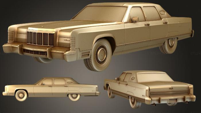 Vehicles (Lincoln Continental (Mk5) (53A) sedan 1974, CARS_2290) 3D models for cnc