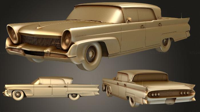 Автомобили и транспорт (Линкольн Марк (Mk2) (75A) III Ландау 1958, CARS_2296) 3D модель для ЧПУ станка