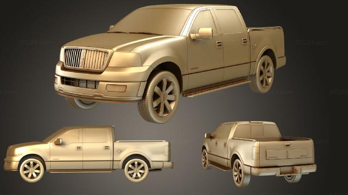 Автомобили и транспорт (Линкольн Марк лейтенант 2005, CARS_2299) 3D модель для ЧПУ станка
