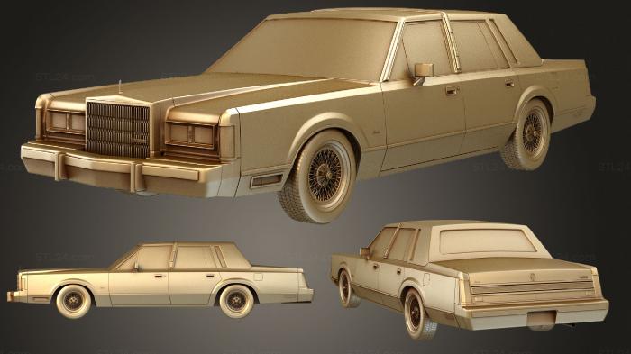 Vehicles (Lincoln Town Car (Mk1) (81 54D) 1989, CARS_2302) 3D models for cnc