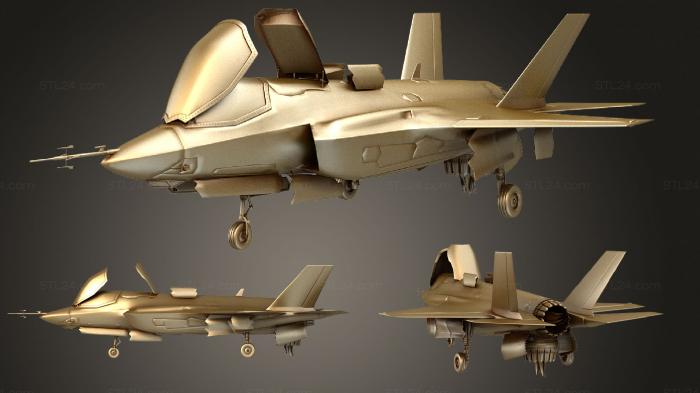 Vehicles (Lockheed Martin F 35 Lightning II, CARS_2306) 3D models for cnc