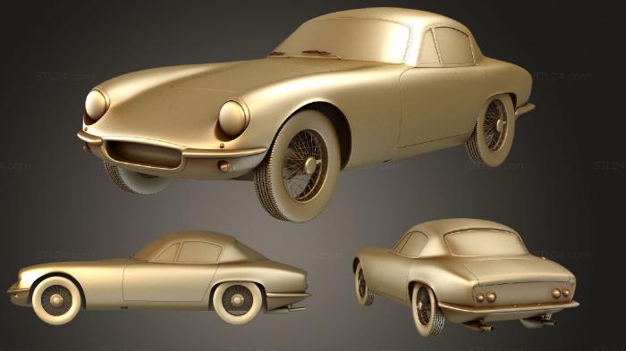 Автомобили и транспорт (Lotus Elite (Mk1) (Тип 14) 1957, CARS_2313) 3D модель для ЧПУ станка