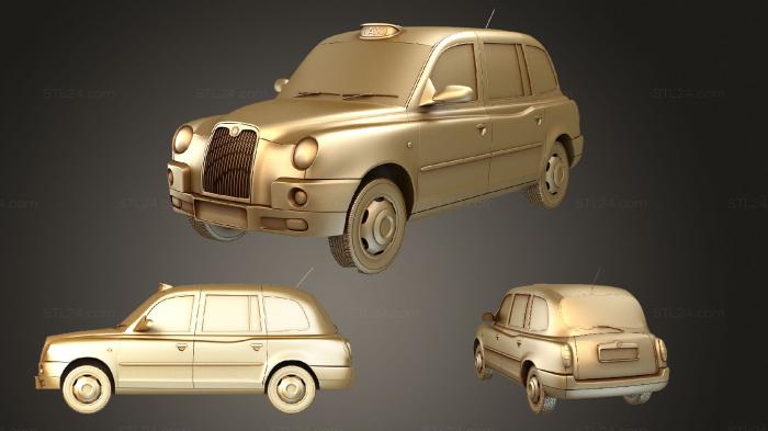 Автомобили и транспорт (LTI TX4 Лондонтакси 2006, CARS_2319) 3D модель для ЧПУ станка