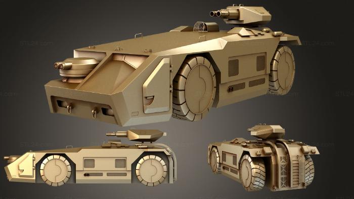 Vehicles (M577 Armored Personel Carrier APC, CARS_2327) 3D models for cnc