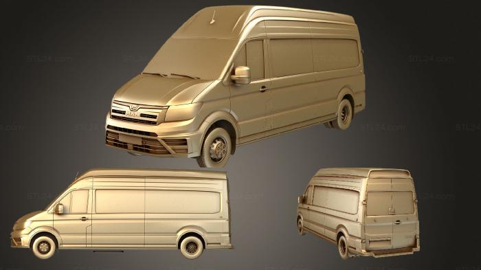 Автомобили и транспорт (Оконный фургон man tge l3h3 2018, CARS_2340) 3D модель для ЧПУ станка
