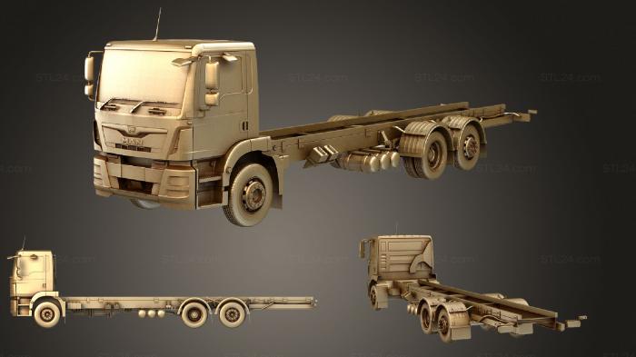 Vehicles (man tgm chassis 2019, CARS_2343) 3D models for cnc