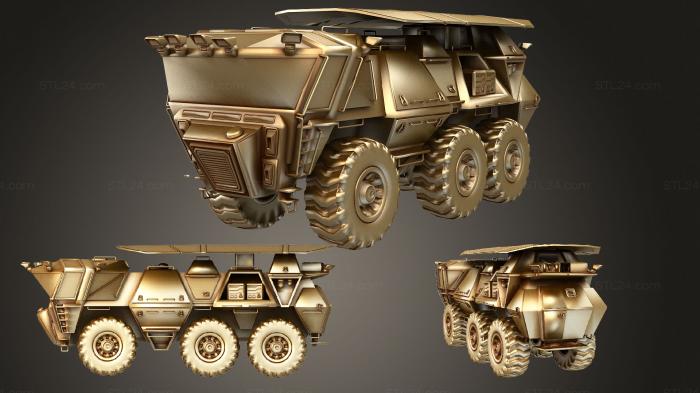 Vehicles (Mars vechicle concept, CARS_2345) 3D models for cnc