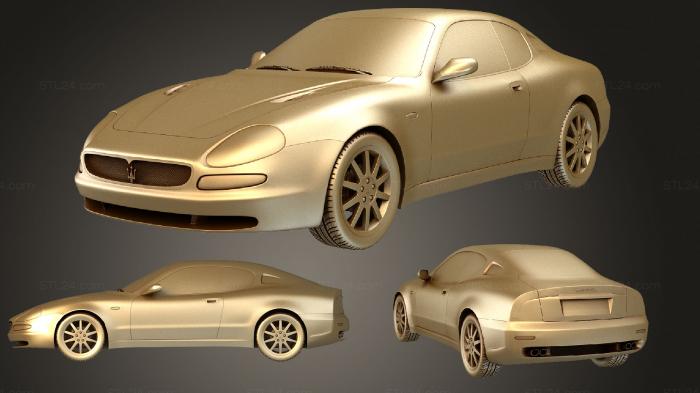 Автомобили и транспорт (Maserati 3200 GT 1998, CARS_2346) 3D модель для ЧПУ станка