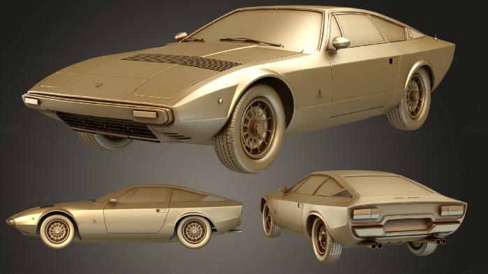 Автомобили и транспорт (Maserati Хамсин (AM120) 1977, CARS_2352) 3D модель для ЧПУ станка