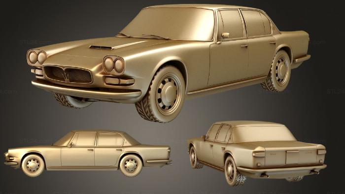 Автомобили и транспорт (Maserati Quattroporte (Mk1) (AM107) 1966, CARS_2355) 3D модель для ЧПУ станка