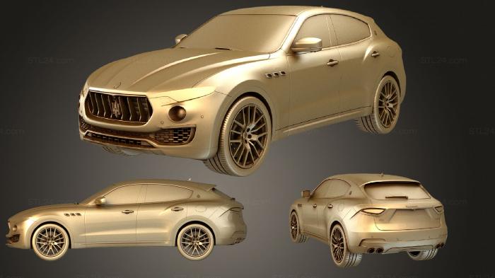 Автомобили и транспорт (Maserati Levante ГранЛуссо Рояль 2020, CARS_2360) 3D модель для ЧПУ станка