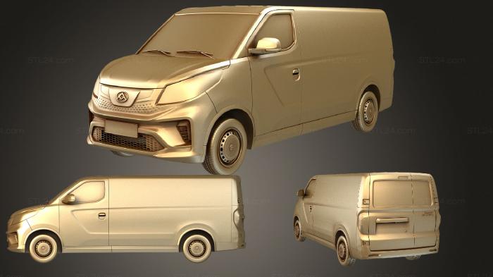 Автомобили и транспорт (Maxus e доставщик 3 l2 2021, CARS_2366) 3D модель для ЧПУ станка