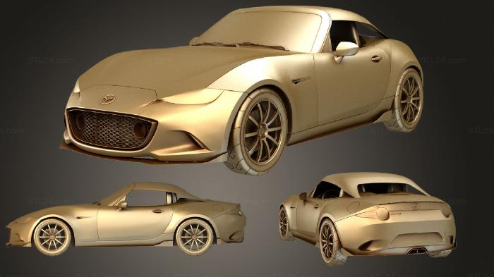 Vehicles (Mazda MX 5 Speedster concept 2015, CARS_2393) 3D models for cnc