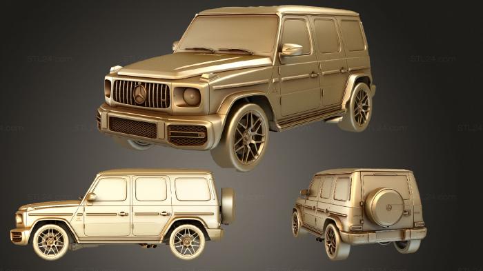 Автомобили и транспорт (Mercedes Benz G55 Amg, CARS_2452) 3D модель для ЧПУ станка