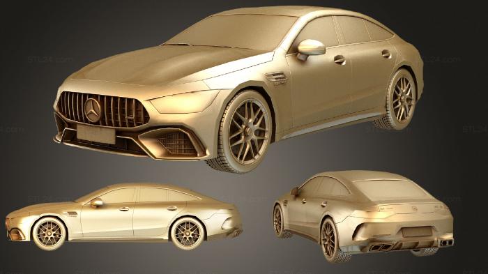 Автомобили и транспорт (Mercedes Benz AMG GT 63, CARS_2500) 3D модель для ЧПУ станка