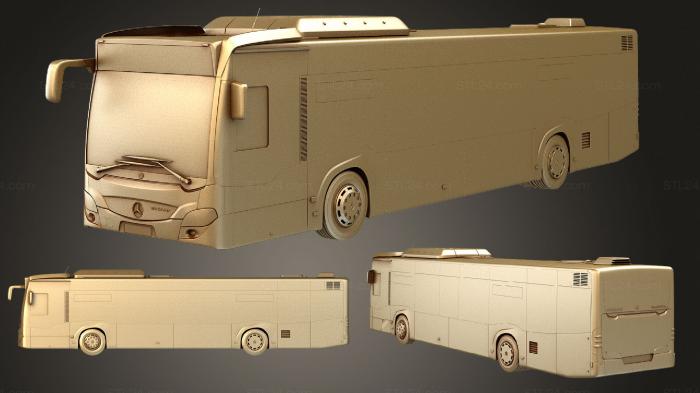 Автомобили и транспорт (Mercedes Benz Citaro 2 Turen (O530) Bus HQinterior 2011, CARS_2511) 3D модель для ЧПУ станка