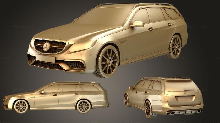 Vehicles (Mercedes Benz E63 AMG Estate 2014, CARS_2517) 3D models for cnc