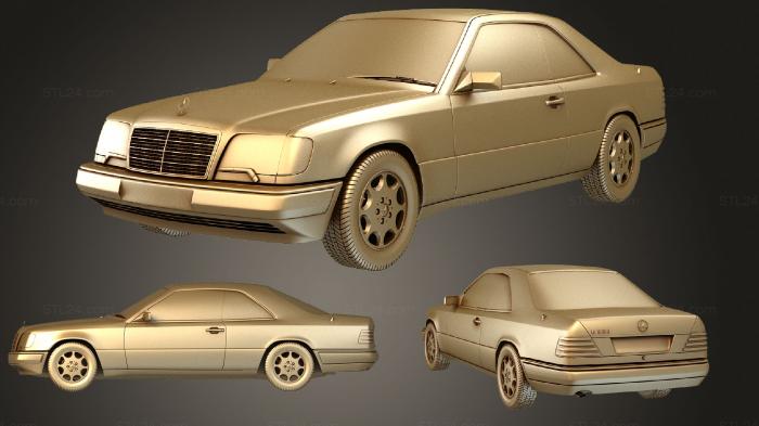 Vehicles (Mercedes Benz E class (Mk2) (C124) coupe 1993, CARS_2518) 3D models for cnc