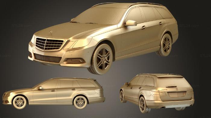 Vehicles (Mercedes Benz E class estate 2010, CARS_2526) 3D models for cnc