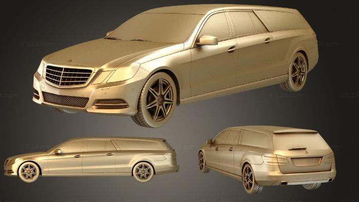 Автомобили и транспорт (Mercedes Benz E class S212 Binz Xtend 2012, CARS_2527) 3D модель для ЧПУ станка