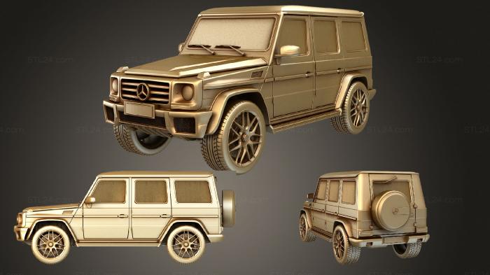Автомобили и транспорт (Mercedes Benz G Класс, CARS_2534) 3D модель для ЧПУ станка