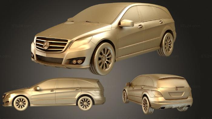 Автомобили и транспорт (Mercedes Benz R class 2011, CARS_2549) 3D модель для ЧПУ станка