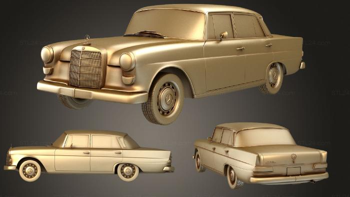Vehicles (Mercedes Benz W110 1966, CARS_2568) 3D models for cnc